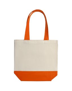 Холщовая сумка Shopaholic, оранжевая-foto4