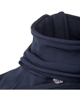 Куртка женская Hooded Softshell темно-синяя-foto5