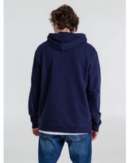 Толстовка с капюшоном унисекс Hoodie, темно-синяя-foto7