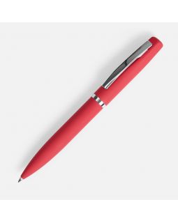 Ручка шариковая Bolt Soft Touch, красная