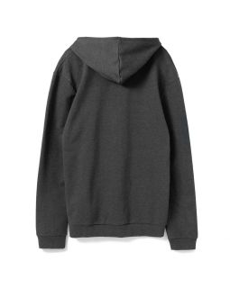 Толстовка с капюшоном унисекс Hoodie, серый меланж (антрацит)-foto17