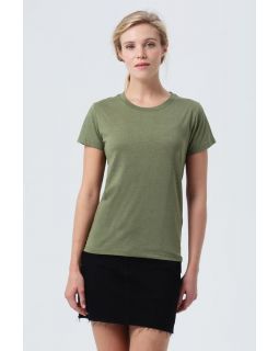 Футболка женская Regent Fit Women, меланж хаки-foto8
