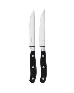 Набор из 2 ножей для стейка Victorinox Forged Steak, черный