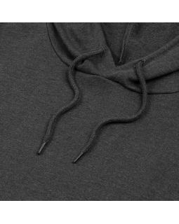 Толстовка с капюшоном унисекс Hoodie, серый меланж (антрацит)-foto16