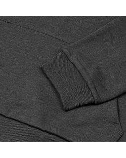 Толстовка с капюшоном унисекс Hoodie, серый меланж (антрацит)-foto18