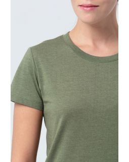 Футболка женская Regent Fit Women, меланж хаки-foto10