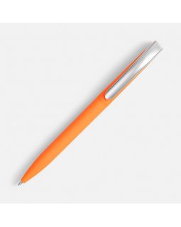 Ручка шариковая Pin Soft Touch, оранжевая-foto8