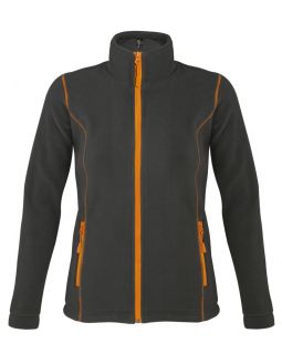 Куртка женская Nova Women 200, темно-серая с оранжевым