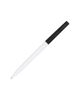 Ручка шариковая пластиковая Mondriane, белый/черный