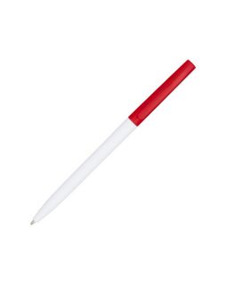 Ручка шариковая пластиковая Mondriane, белый/красный