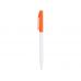 Ручка шариковая пластиковая Mondriane, белый/оранжевый