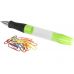 Королевская шариковая ручка со светодиодами и скрепками, зеленый