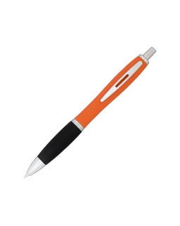 Прорезиненная шариковая ручка Nash, оранжевый