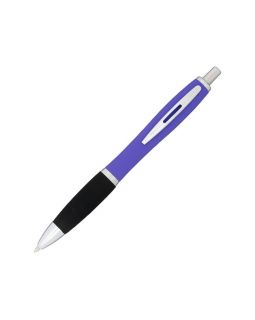 Прорезиненная шариковая ручка Nash, пурпурный