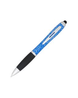 Крапчатая шариковая ручка Nash со стилусом, синий
