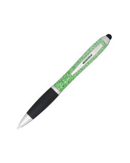 Крапчатая шариковая ручка Nash со стилусом, зеленый