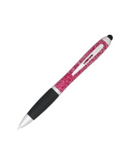 Крапчатая шариковая ручка Nash со стилусом, красный