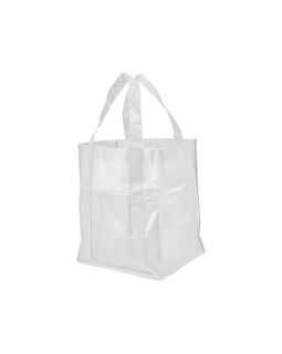 Ламинированная сумка для покупок, белый