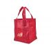 Ламинированная сумка для покупок, красный
