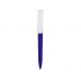 Ручка пластиковая soft-touch шариковая Zorro, синий/белый