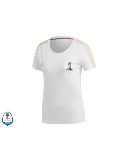 Футболка женская FWC Emblem. adidas, белый