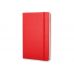 Записная книжка Moleskine Classic (в линейку) в твердой обложке, Pocket (9x14см), красный