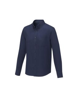 Pollux Мужская рубашка с длинными рукавами, темно-синий