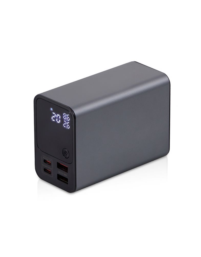 Внешний аккумулятор для ноутбуков EpIQ, 100 Вт, 30000 mAh, темно-серый Внешний аккумулятор для ноутбуков EpIQ, 100 Вт, 30000 mAh, темно-серый