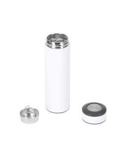 Вакуумный термос Vacuum Flask C1, soft touch, 420мл, белый-foto2