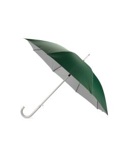 Зонт-трость полуавтомат Майорка, зеленый/серебристый