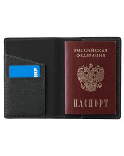 Подарочный набор Consul: обложка для паспорта и картхолдер, серый-foto10