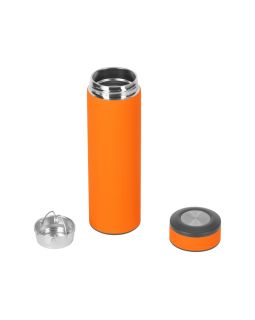 Вакуумный термос Vacuum Flask C1, soft touch, 420мл, оранжевый-foto2