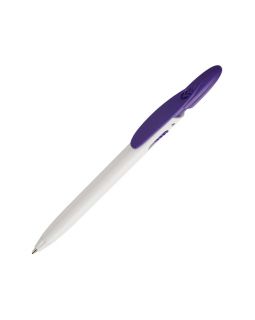 Шариковая ручка Rico White, белый/фиолетовый