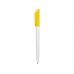 Ручка пластиковая шариковая Миллениум Color CLP, белый/желтый
