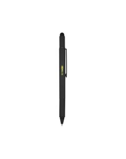 Ручка шариковая металлическая Tool, черный. Встроенный уровень, мини отвертка, стилус-foto7