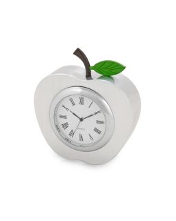 Часы настольные Серебряное яблоко, серебристый