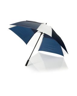 Зонт трость Helen, механический 30, синий/белый