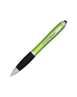 Шариковая ручка-стилус Nash, лайм, синие чернила