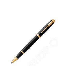 Ручка роллер Parker IM Core Black GT, черный/золотистый