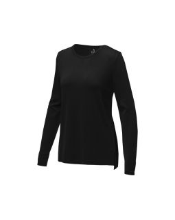 Женский пуловер Merrit с круглым вырезом, черный