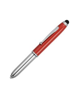 Ручка-стилус шариковая Xenon, красный, черные чернила