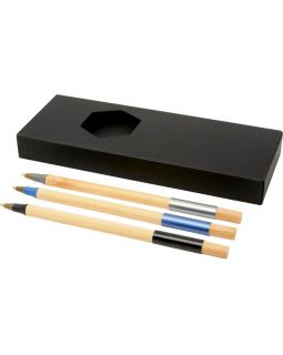 Kerf Комплект из трех бамбуковых ручек, натуральный