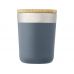 Lagan Кружка с медной вакуумной изоляцией объемом 300 мл и бамбуковой крышкой, синий