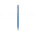 Ручка-стилус шариковая Jucy Soft с покрытием soft touch, голубой