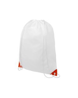 Рюкзак со шнурком Oriole, имеет цветные края, оранжевый