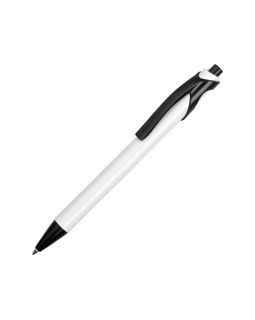 Ручка шариковая Тукан, белый/черный