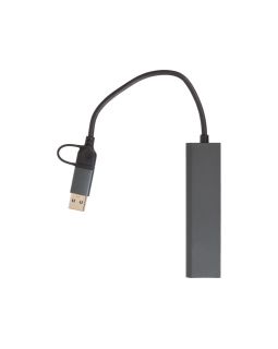 USB-концентратор Command, серый-foto3