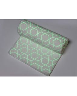 Светящийся в темноте плед Lattice серый-foto2