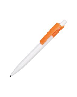 Шариковая ручка Maxx White,  белый/оранжевый