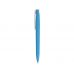 Ручка пластиковая soft-touch шариковая Zorro, голубой/белый